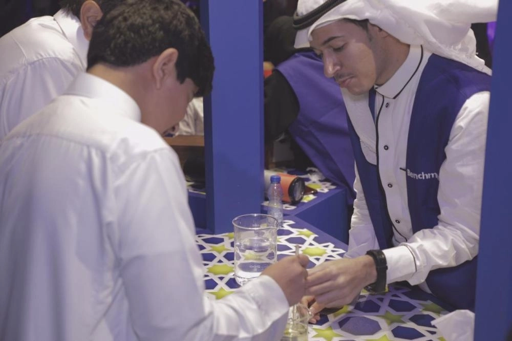 جانب من زوار فعالية موسم رمضان "خفايا القمر" ( مكة )