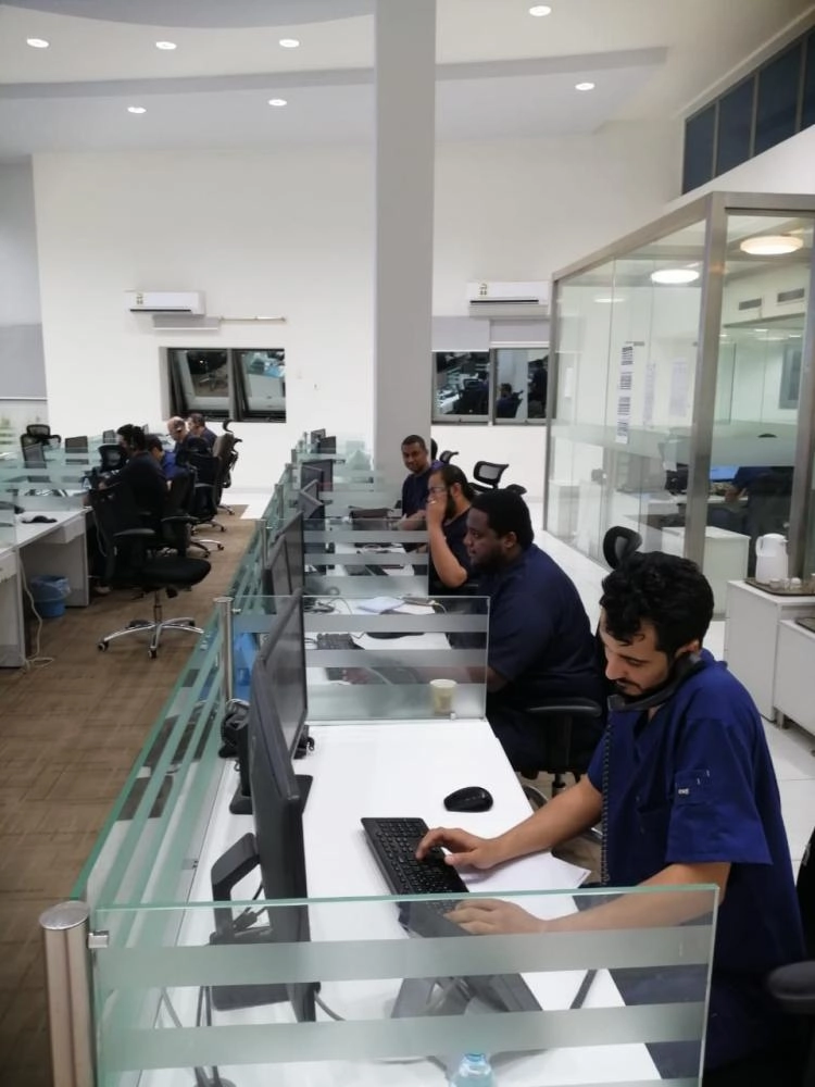 غرفة عمليات الهلال الاحمر