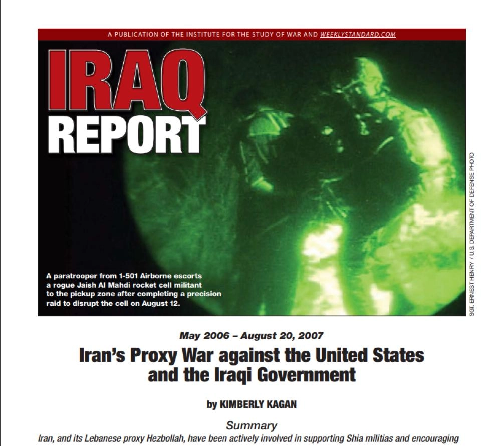 






تقرير إيران           (Understanding War) 