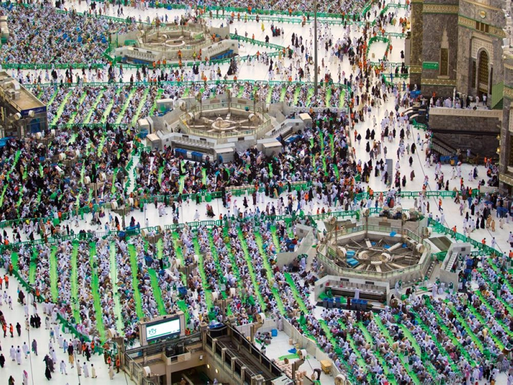 ساحات المسجد الحرام كما بدت أمس (أنس الحارثي)