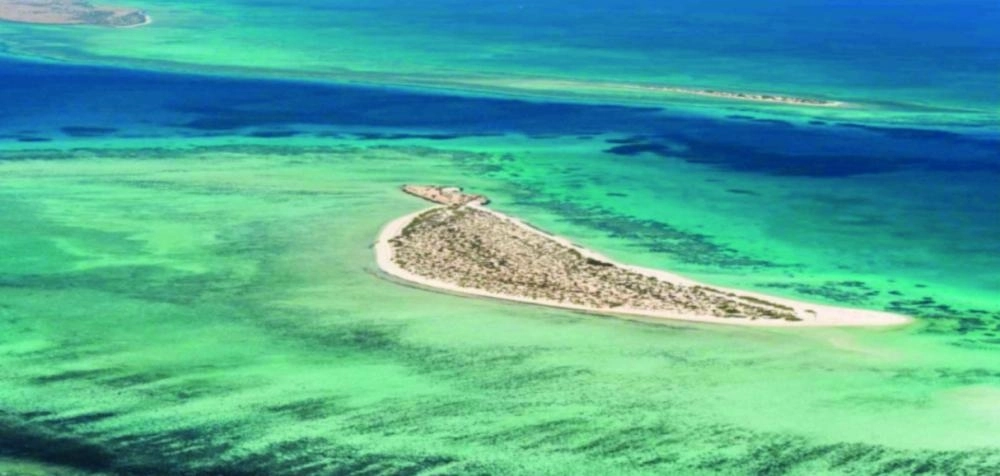 إحدى جزر مشروع البحر الأحمر (مكة)