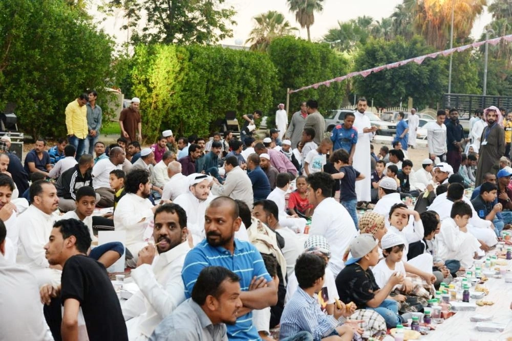 جانب من حفل الإفطار والتكريم                                   (مكة)