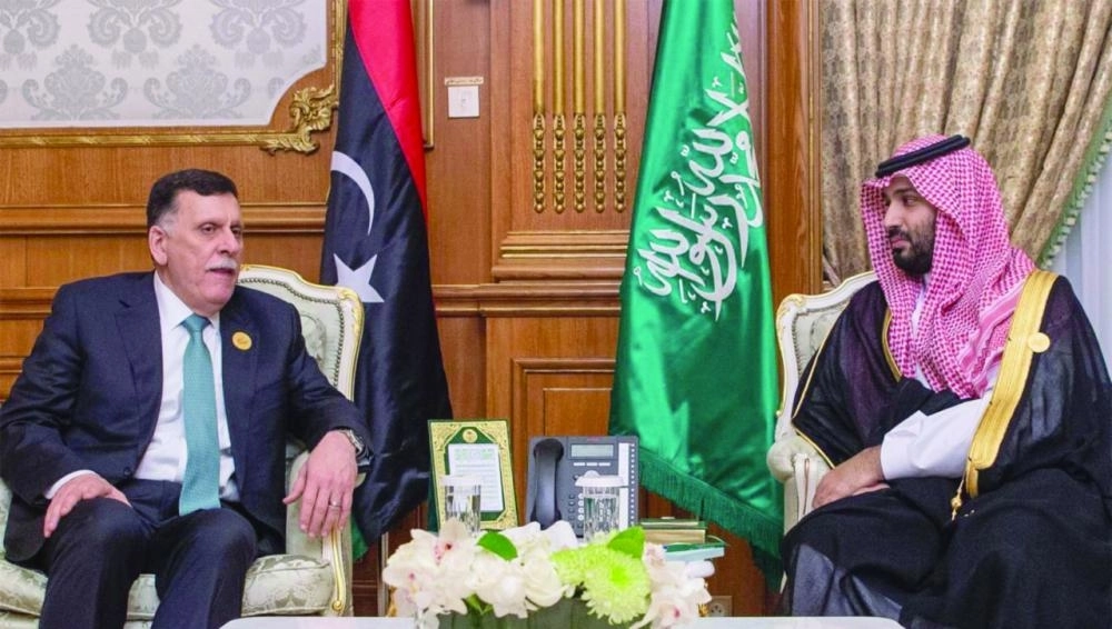 من لقاءات الأمير محمد بن سلمان على هامش القمة                                           (واس)