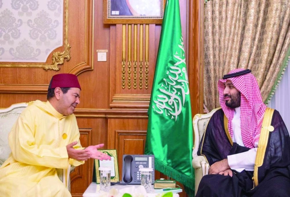 من لقاءات الأمير محمد بن سلمان على هامش القمة                                           (واس)