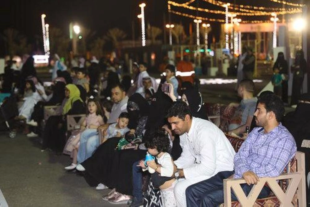 جانب من احتفالات العيد في عرعر