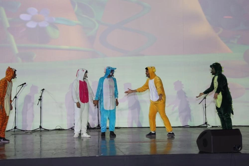 جانب من احتفالات العيد في مدينة عرعر