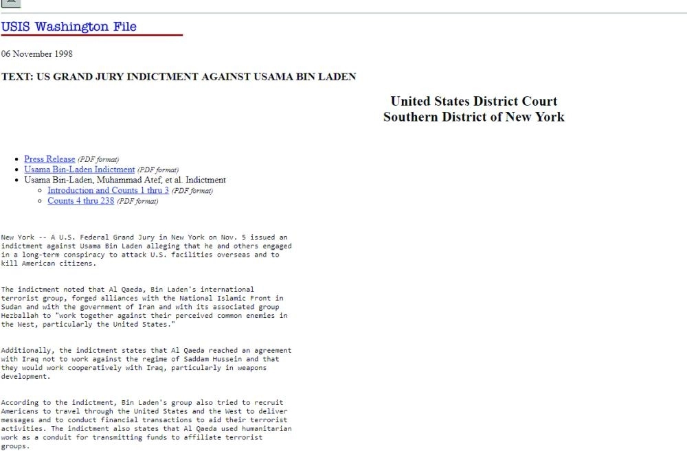 العلاقة المشبوهة بين إيران والقاعدة (أبحاث الكونجرس)