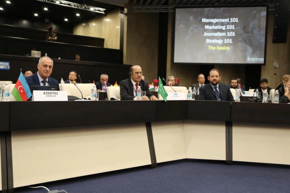 المشاركين في المؤتمر السادس الدولي لوكالات الأنباء في العالم 