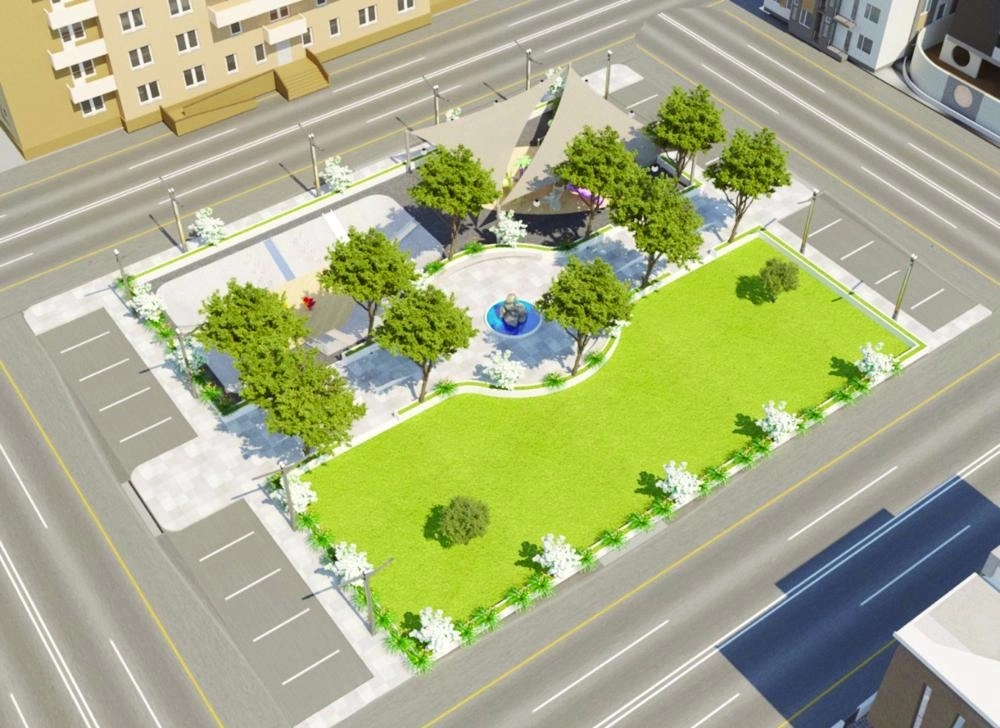 نموذج للحدائق الجديدة                                                            (مكة)
 