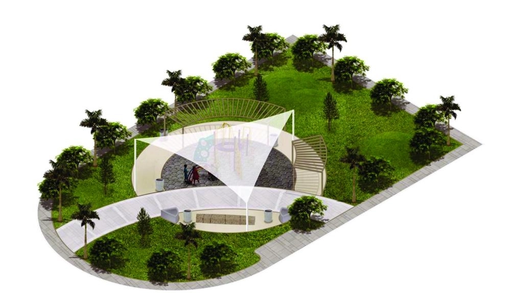 نموذج للحدائق الجديدة                                                            (مكة)