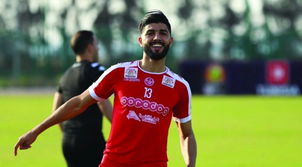فرجاني ساس في مران منتخب تونس (مكة)
