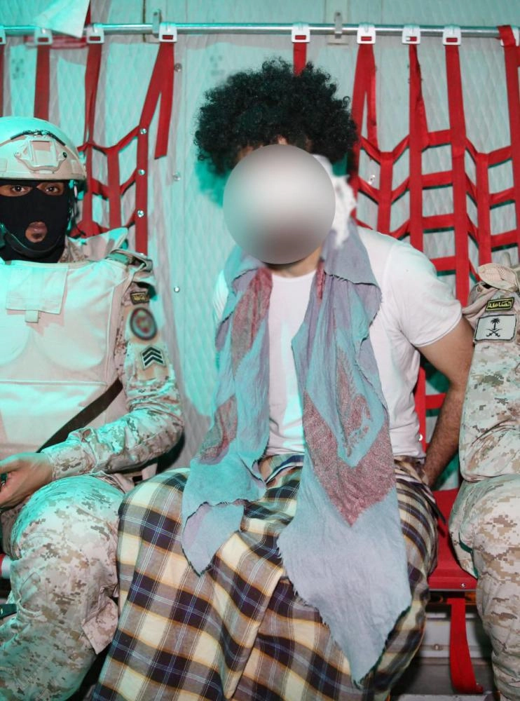 أبوأسامة المهاجر بعد القبض عليه (مكة)