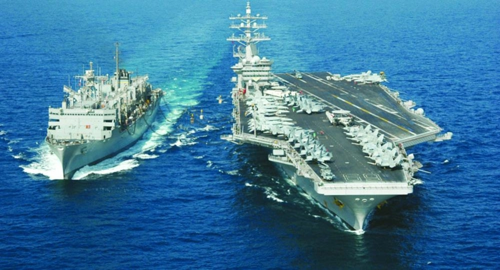 






حاملة الطائرات الأمريكية في الخليج
