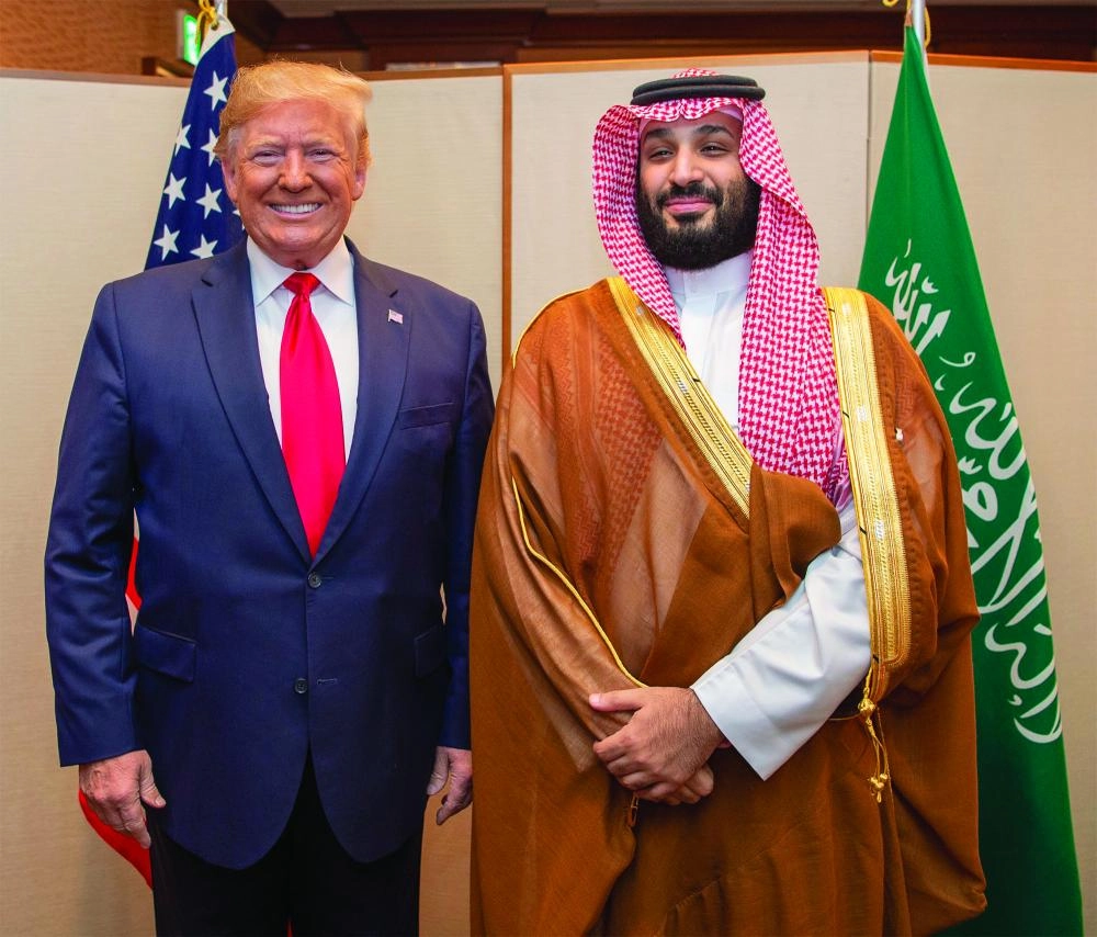 






 ولي العهد والرئيس الأمريكي