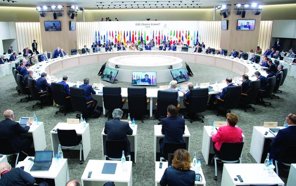 






الجلسة الختامية لقادة مجموعة العشرين                                                                                                                                                               (واس)