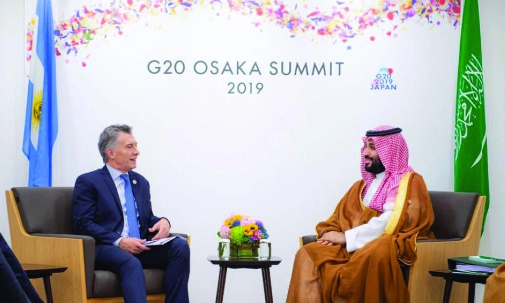 ولي العهد يلتقي رئيس الأرجنتين