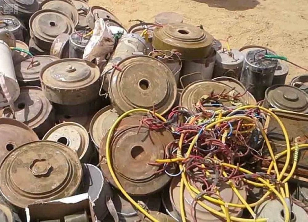 بعض الألغام المنزوعة