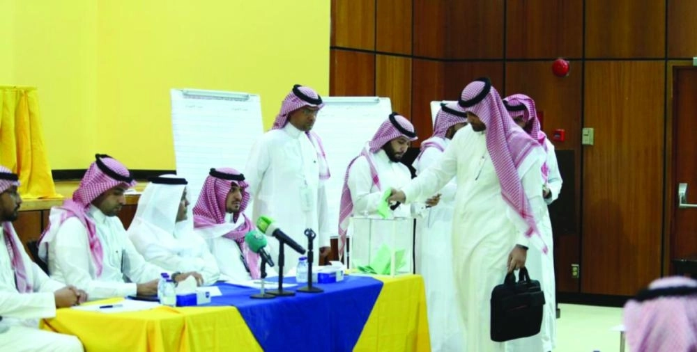 






عملية الاقتراع في الجمعية العمومية                                                                                (مكة)