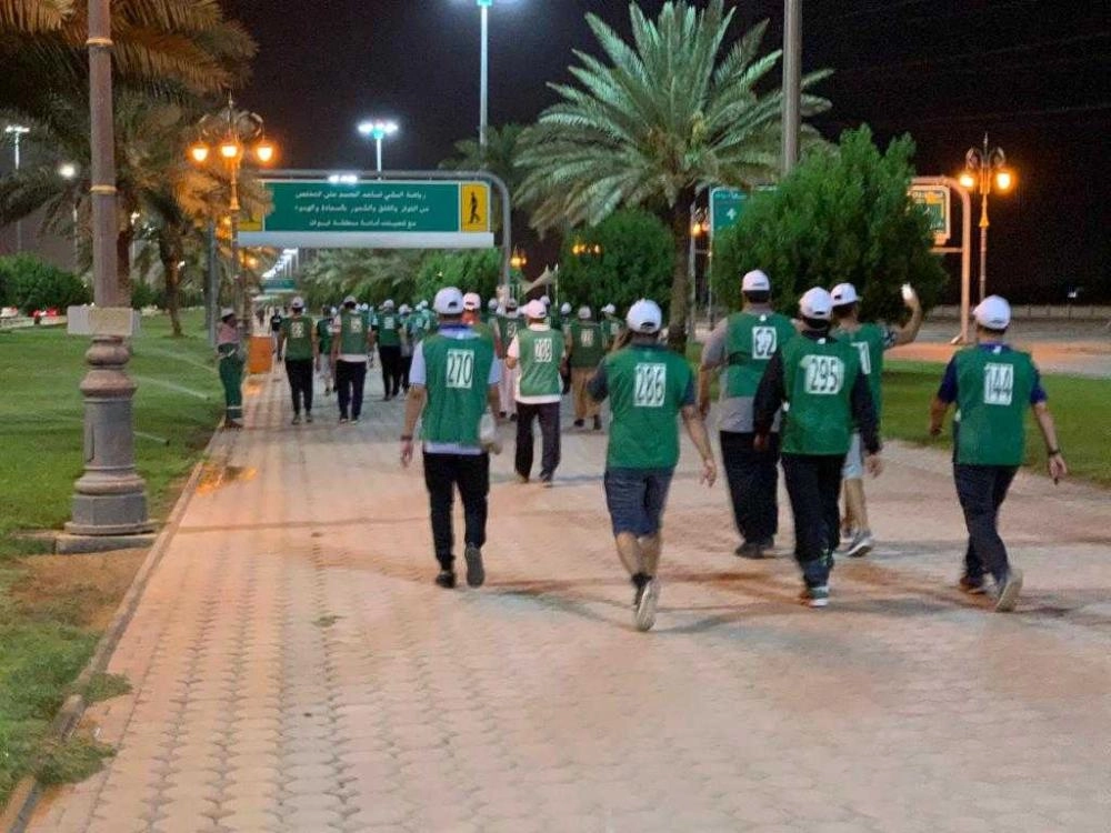  من فعالية "المشي صحة" في تبوك