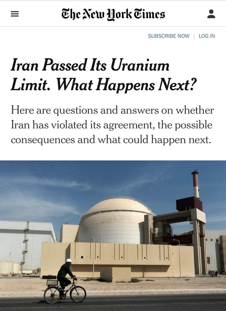 






تقرير نيويورك تايمز عن استفزازات إيران          (مكة)