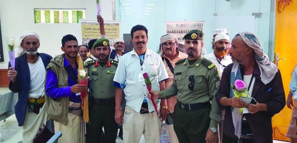 






من استقبال الحجاج القادمين من اليمن               (واس)