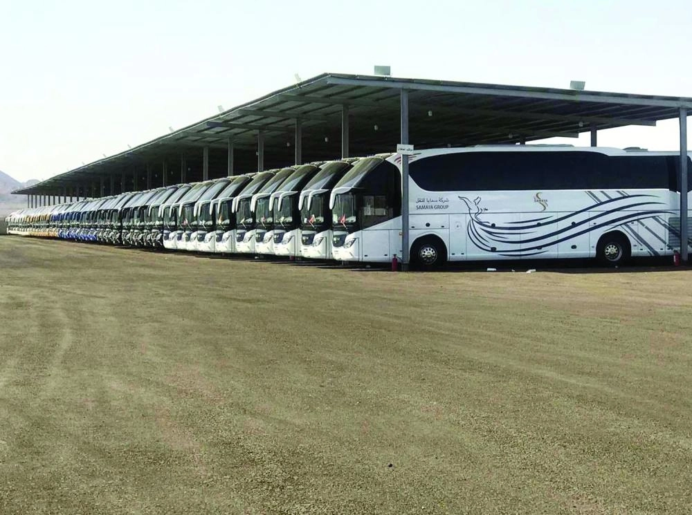 



حافلات نقل الحجيج الجديدة                            (مكة)