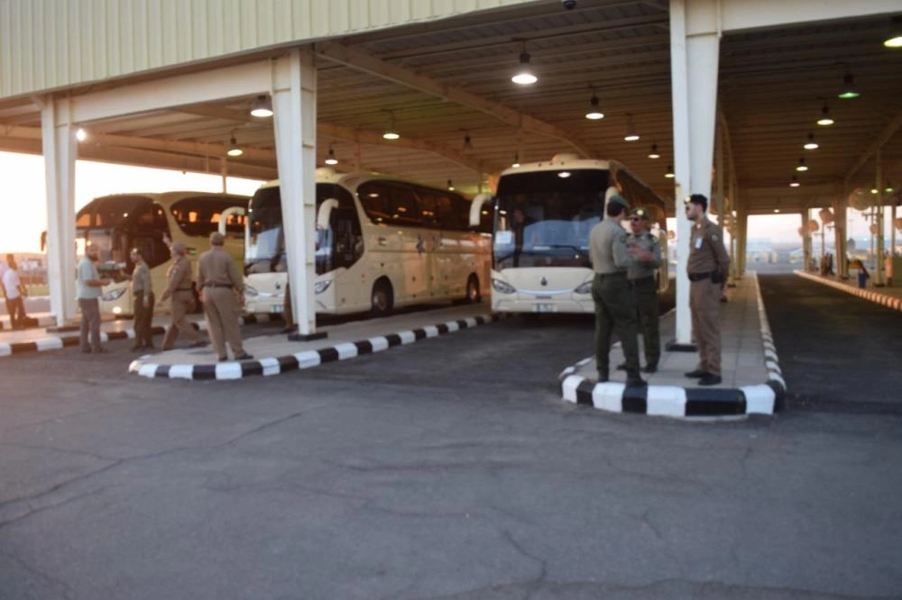 الحجاج القادمون عبر منفذ حالة عمار