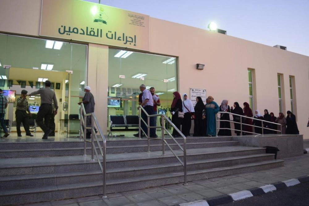 الحجاج القادمون عبر منفذ حالة عمار