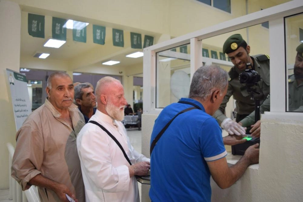 الحجاج القادمون عبر منفذ حالة عمار