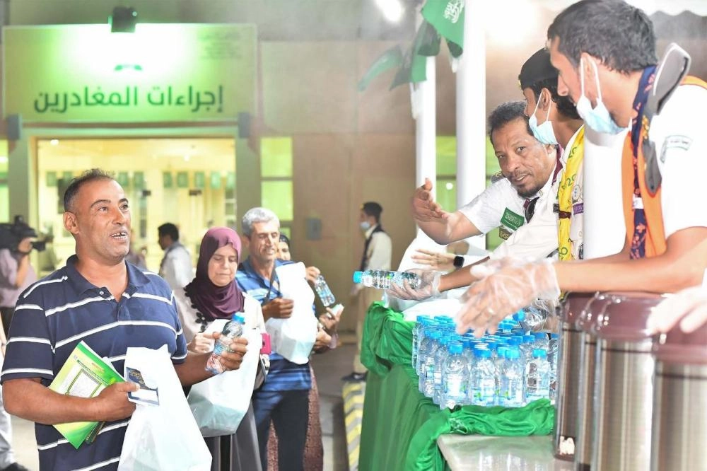 الحجاج القادمون عبر منفذ حالة عمار