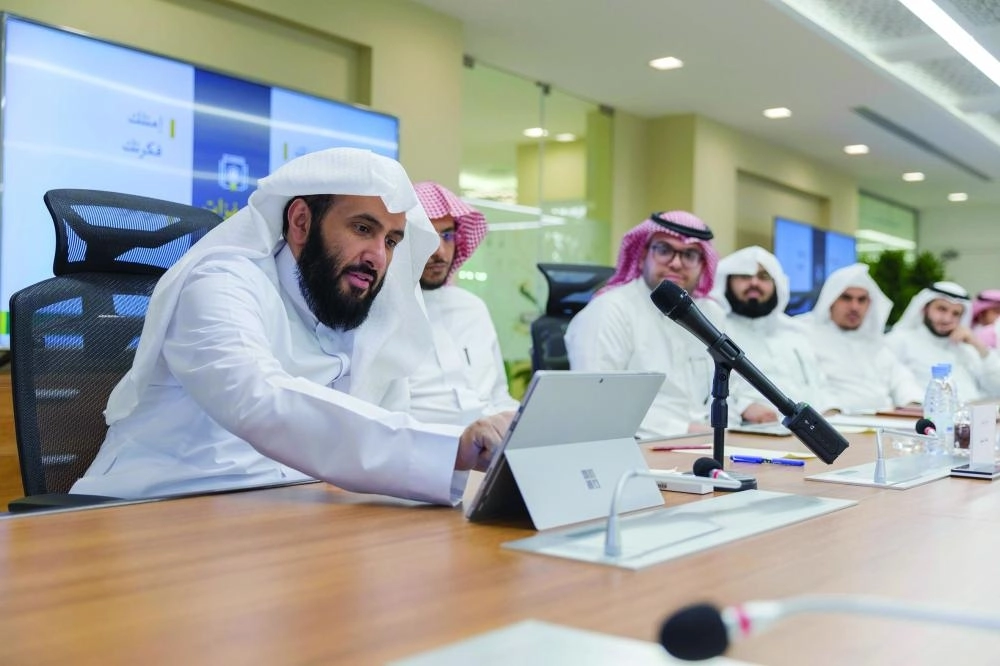 






وليد الصمعاني خلال تدشين المنصة                        (مكة)