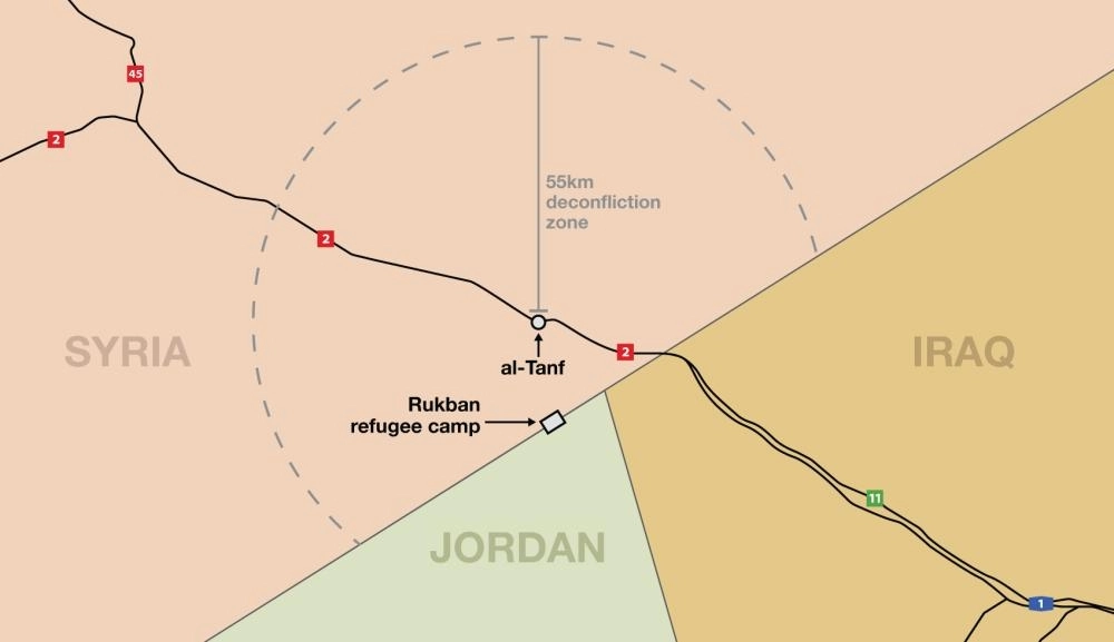 






مقر القاعدة العسكرية في التنف