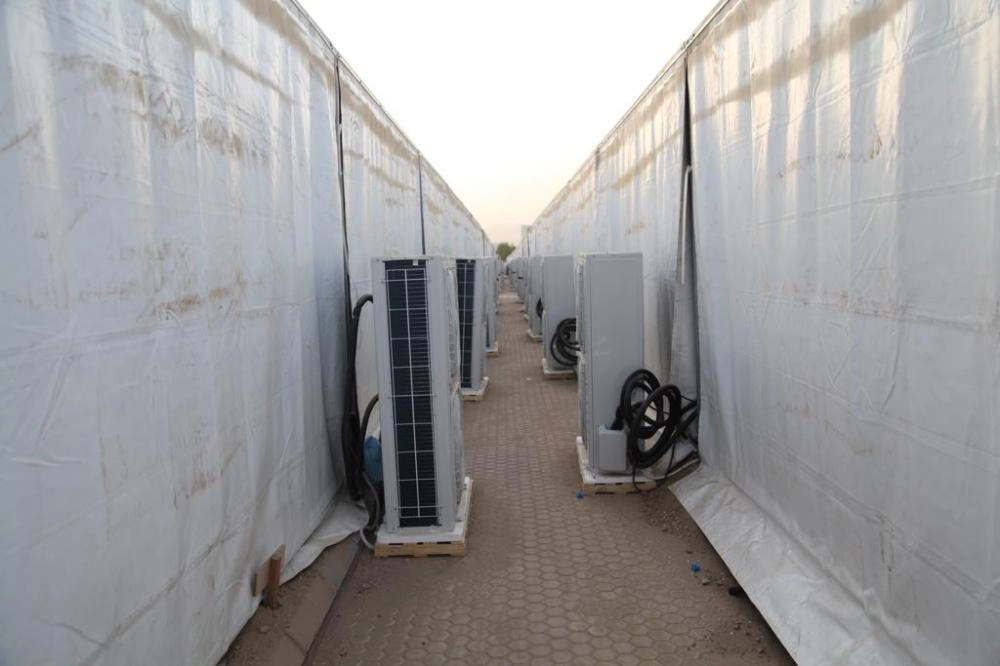  مخيمات حجاج أفريقيا غير العربية بعرفات