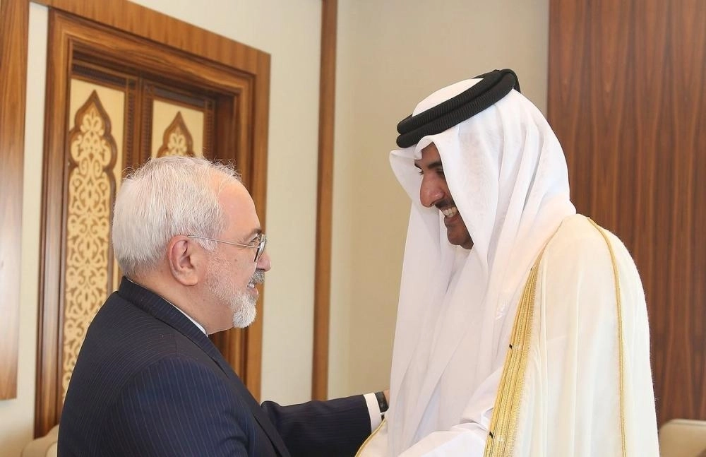 






حفاوة قطرية بظريف