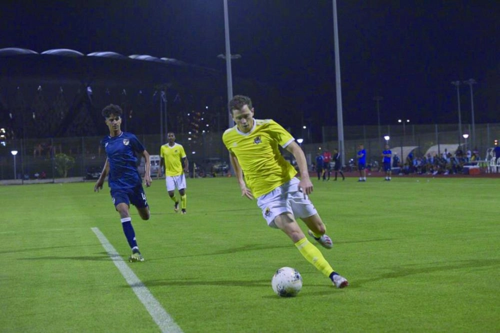 جانب من ودية الوحدة أمام فريق جدة                                                                                     (إعلامي الوحدة)