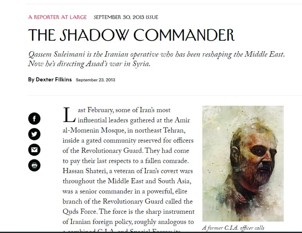 التسلسل الزمني لصراعات طهران (نيويوركر)