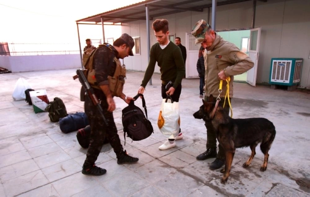 Iraqis travel by train from Fallujah city to Baghdad