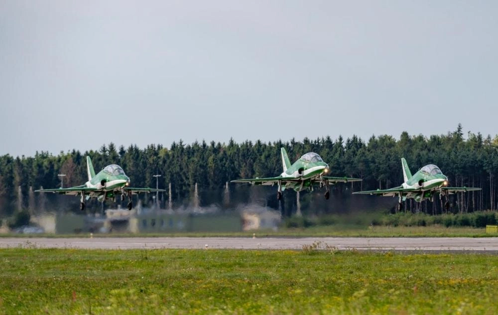 عروض صقور السعودية في بولندا                                                                        (واس)