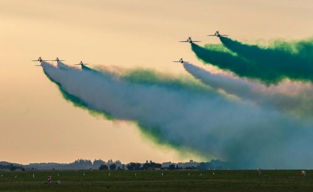 عروض صقور السعودية في بولندا                                                                        (واس)