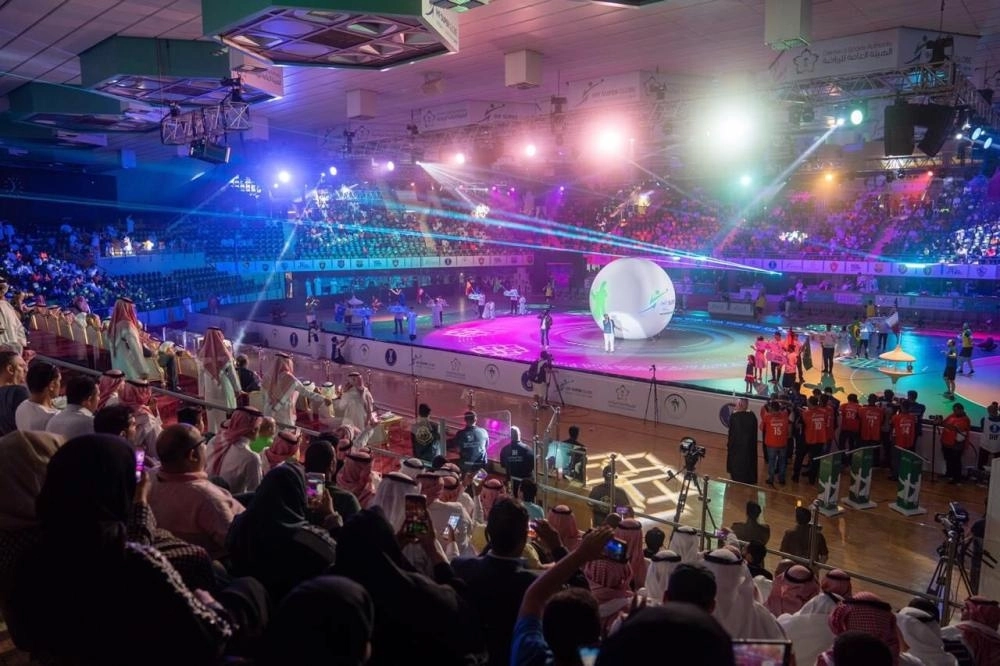 






جانب من حفل الافتتاح أمس                         (هيئة الرياضة)