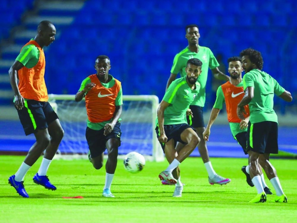 جانب من التدريبات (إعلامي المنتخب)