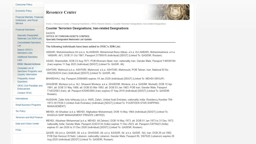 قائمة المعاقبين (مكة)