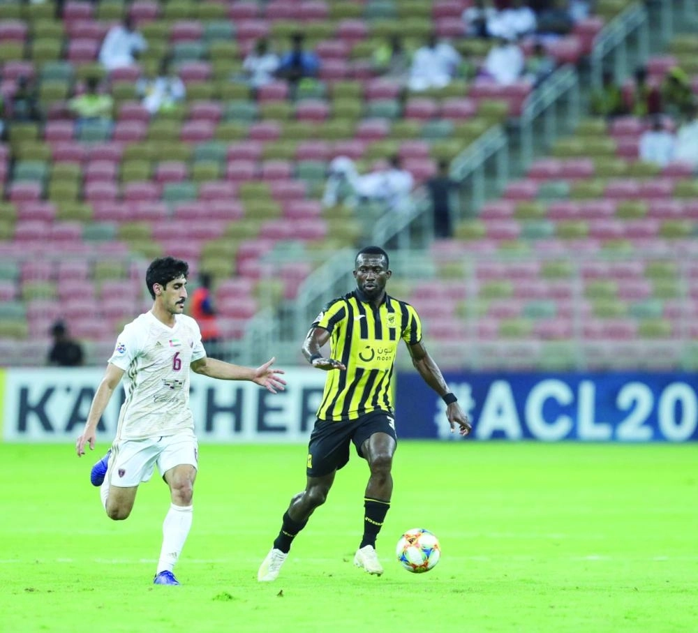 



سيكو سانوجو في مباراة سابقة للاتحاد                  (إعلامي الاتحاد)