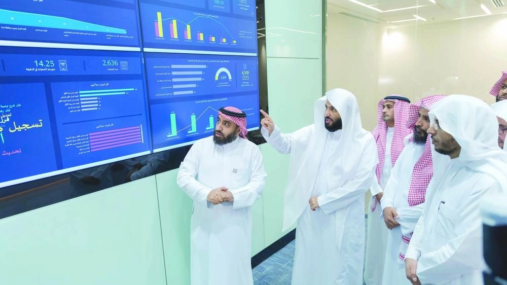 






وليد الصمعاني خلال اطلاعه على مؤشرات المركز                                     (مكة)