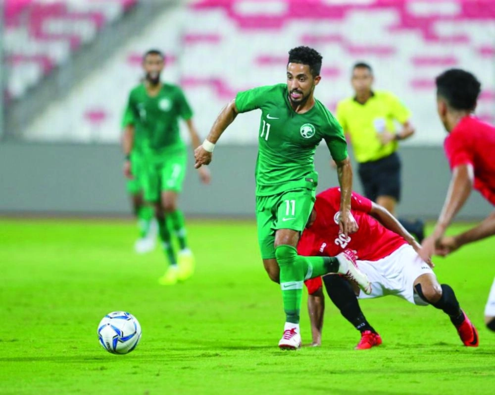 من لقاء السعودية واليمن (إعلامي المنتخب)