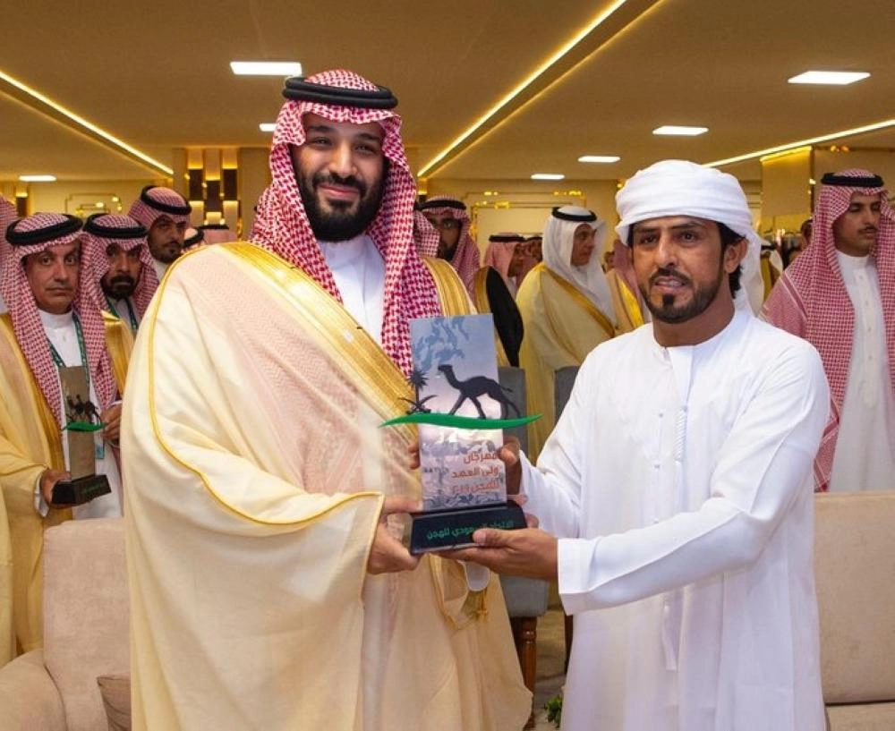 ولي العهد يرعى الحفل الختامي لمهرجان الهجن في نسخته الثانية