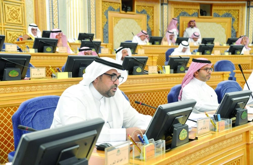  من جلسة الشورى أمس           (واس)