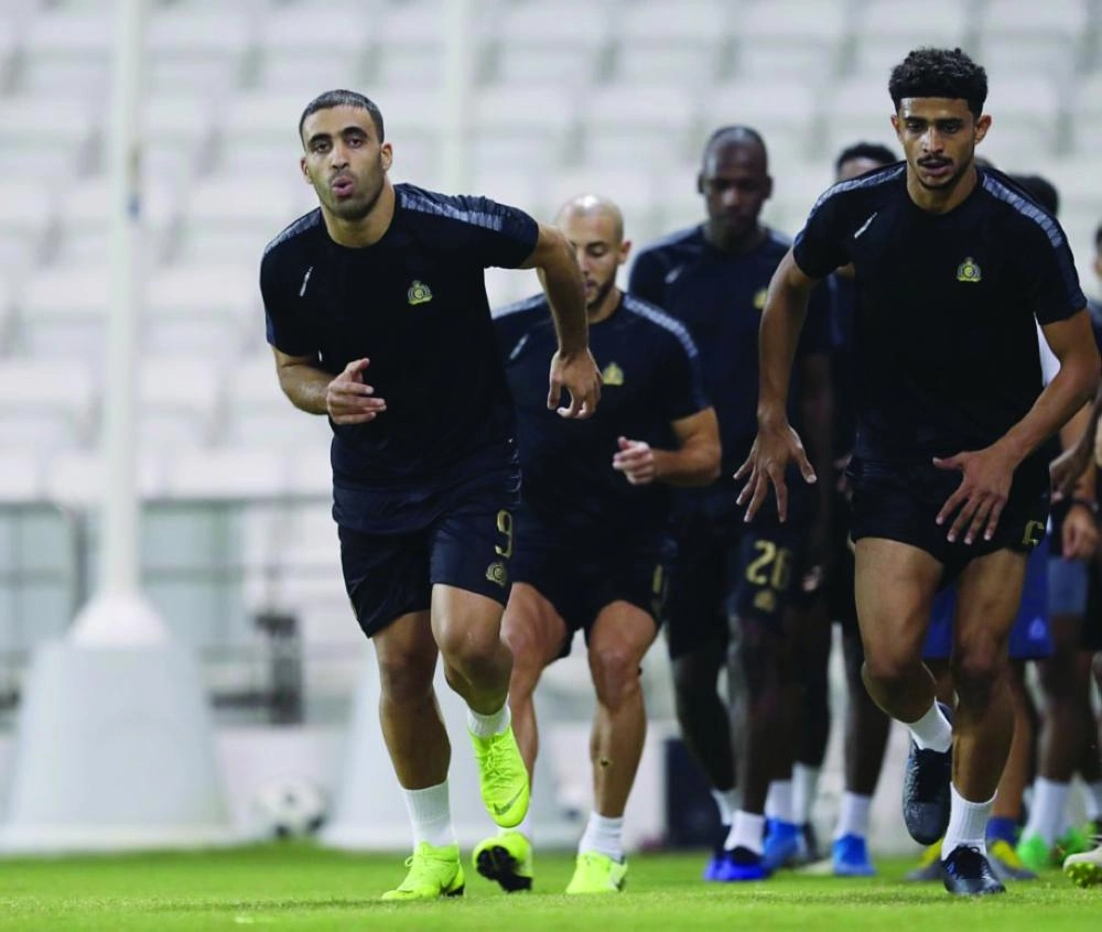 تأهب في مران النصر (إعلامي النصر)