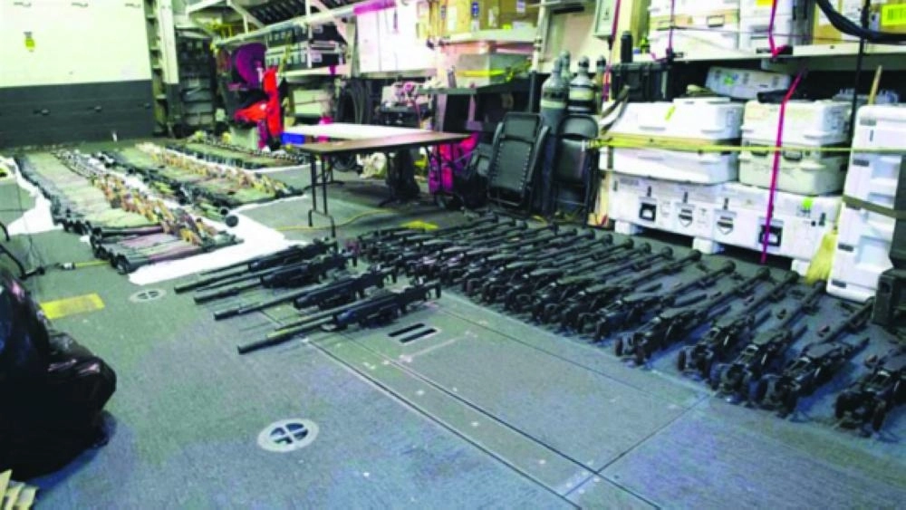 






أسلحة مضبوطة خلال تهريبها من إيران