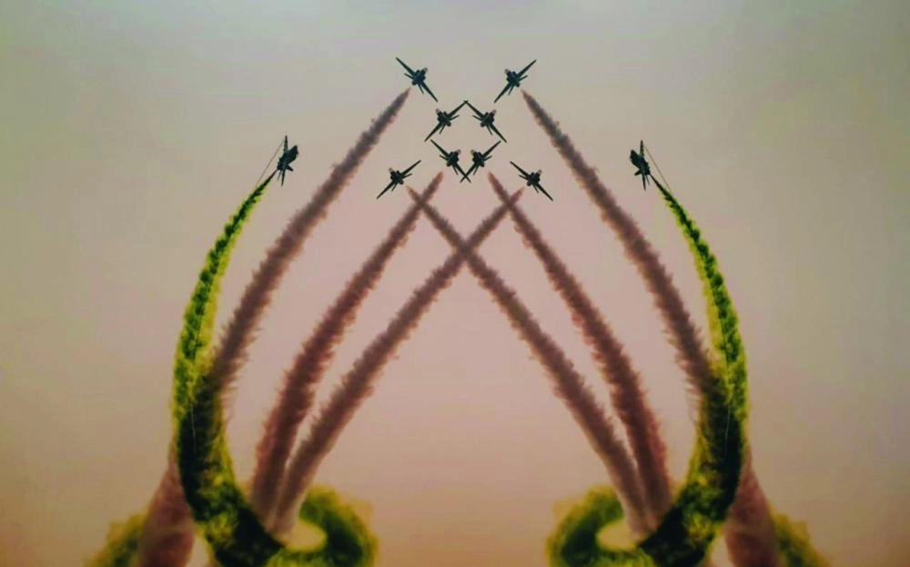 استعراضات جوية على كورنيش جدة